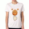 Cinnamon Bun Ladies Cotton T Shirt, Premium Cotton HighQuality Print, Durable, Casual And Fashionable. Perfect For Baking Lovers And Foodies, Ideal Gi