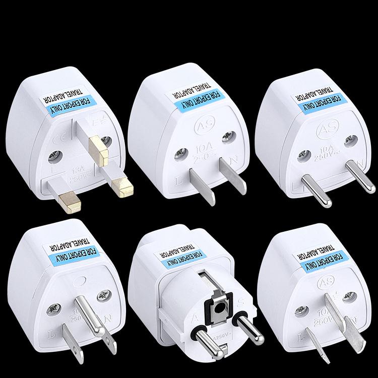 Adaptor universal pentru priză UE AU Marea Britanie SUA la UE Adaptor de călătorie euro AC Convertor de priză electrică Priză