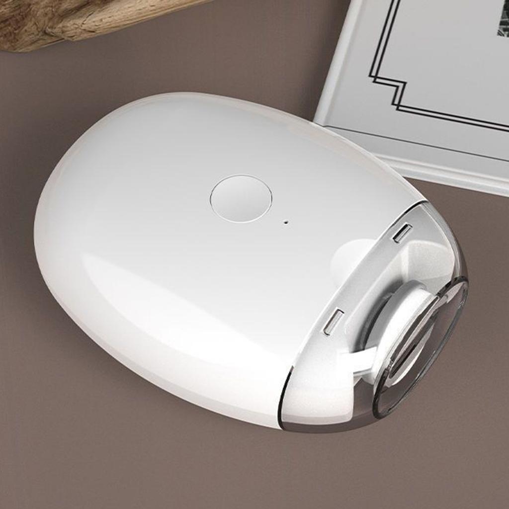 Automatic Fingernail Grinder with LED Light 3 Speed Smart Nail Trimmer Low Noise USB Electric Nail Clipper for Kid Seniors Adult