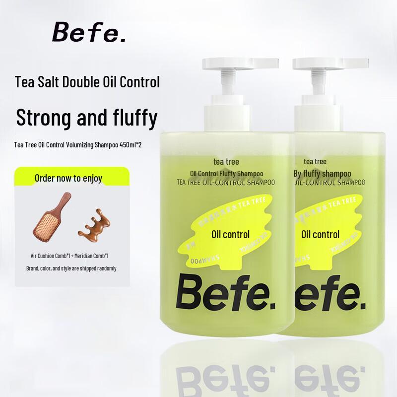 BeFe Tea Tree Oil Control Volumizing Shampoo Set