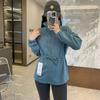Stand-up Collar Waist Commuter Zipper Casual Sports Yoga Jacket Women