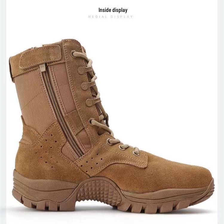 

Men s Lightweight Waterproof Non-Slip High-Top Breathable Battle Boots 36