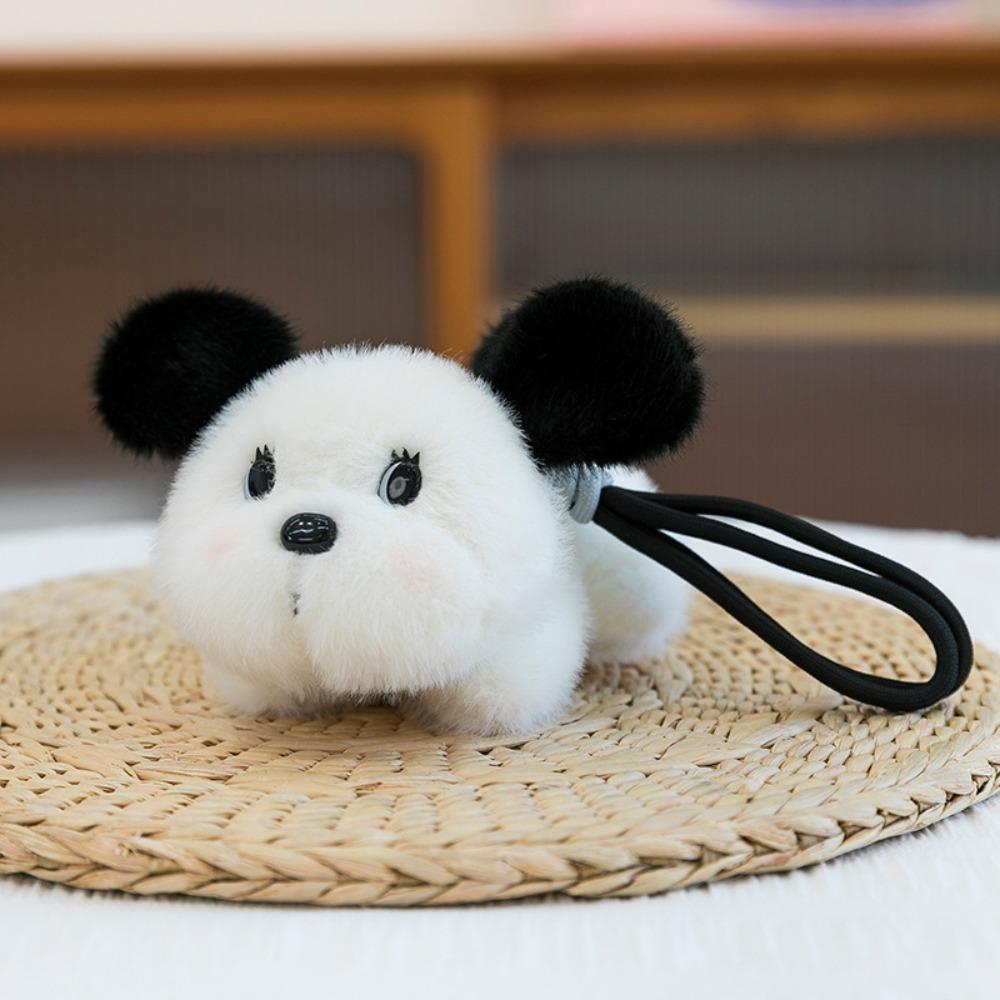 Little Bear Cat Plush Toy Keychain Rabbit Dog Plush Doll Keychain Animal Doll Pendant  Kids Gifts