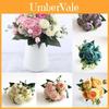 Fleurs Artificielles Pivoines Roses en Soie Réalistes de 30 cm Offrant une Beauté Durable Pour Tous les Espaces
