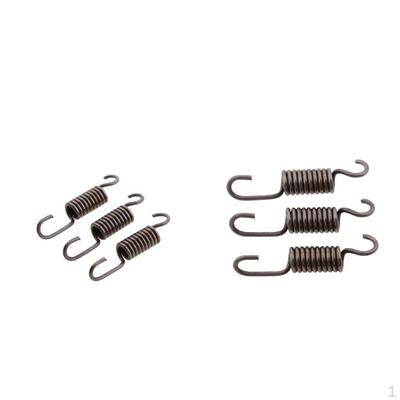 6 Pieces 2 Stroke Engine Parts Clutch Pads Spring for