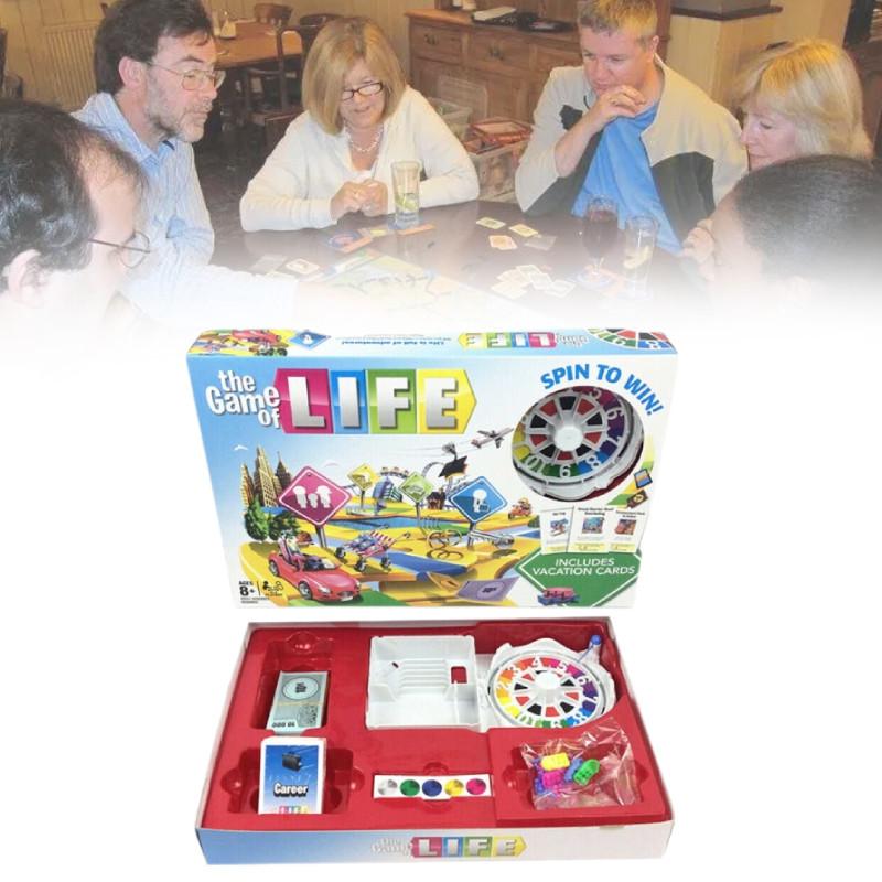 Das Brettspiel „Das Spiel des Lebens“ – Spielspaß für die ganze Familie und interaktives Spiel für alle Altersgruppen.