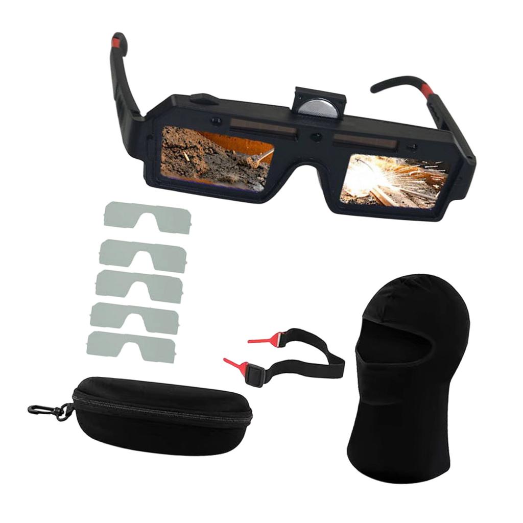 Welding Glasses Auto Dimming Welding Goggles for TIG Professional Weld Glasses Goggles Multifunction Utility Tool