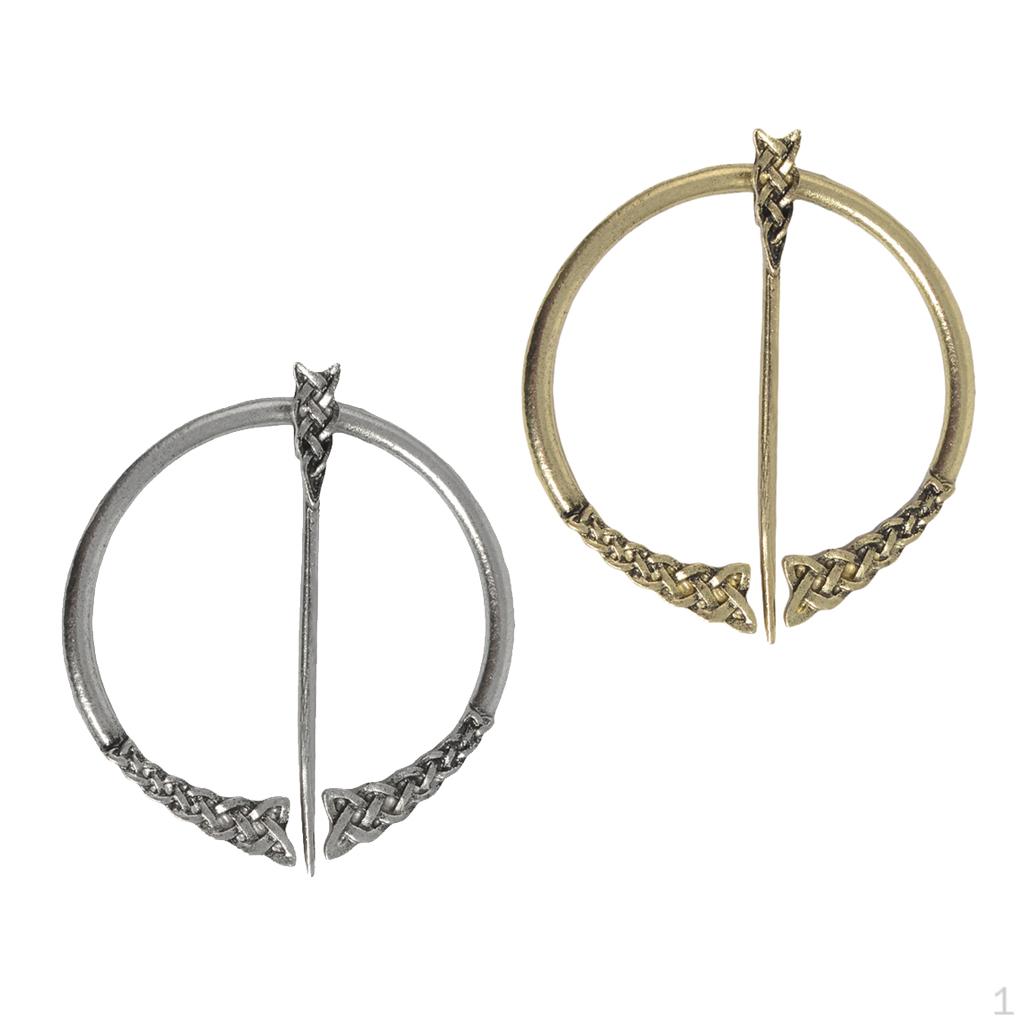 

2шт брошь викингов плащ застежки пряжка средневековые украшения
