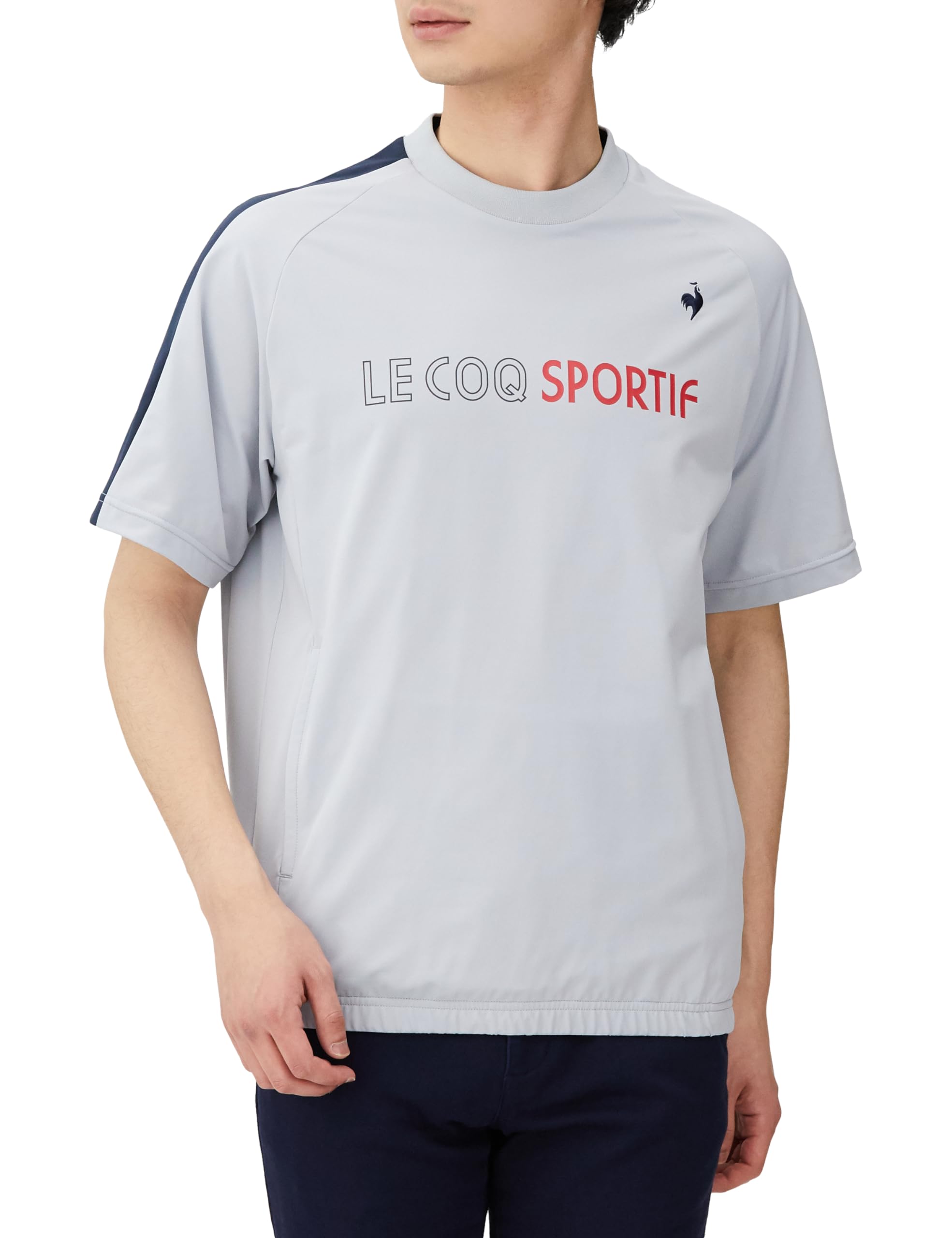

Coq Sportif Short sleeve cut and water light rain limited distribution custom made golf QGMXJL70NT GY00 M [Le Golf] sew, repellent, compatible,