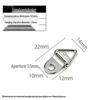 Silver Triangle Hanging Hook for Photo Wall and Cross Stitch Frames