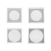 Square Plastic Air Vent Cover Ventilation Louver Grille for Home Improvement - Durable Home Vent Cover