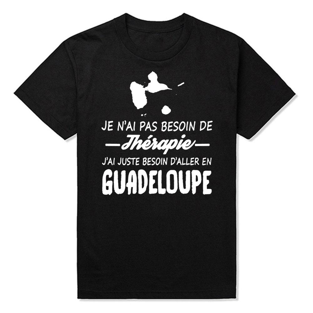 Nový letní styl Guadeloupe bavlna krátký rukáv vtipné tričko grafické Harajuku hip hopové tričko streetwear