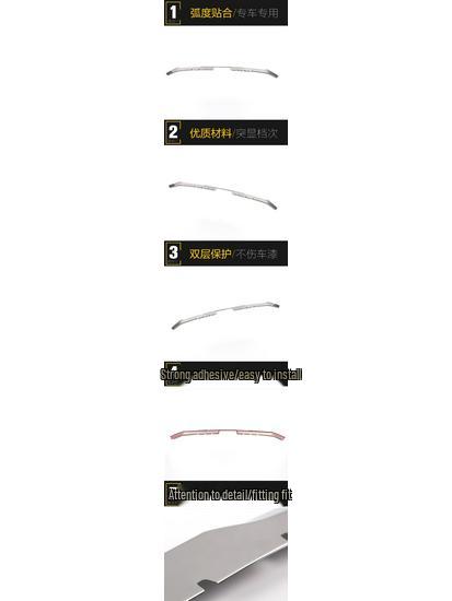 Compatible with 22 Models: CS55PLUS Front Bumper Trim & Lip Grille Anti-Scratch Decorative Stickers.