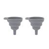 2Pcs Silicone Foldable Heat Resistant Funnels Oil Liquid Transfer Kitchen Tool Sale Goods