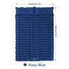 Double Sleeping Pad for Camping Self-Inflating Mat Sleeping Mattress with Pillow for Hiking Outdoor 2 Persons Travel Bed Air Mat