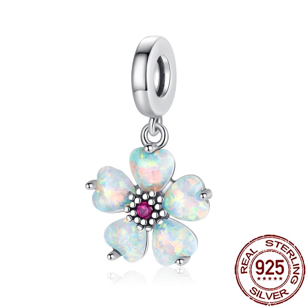 Spring New Charms Genuine Copper Floral Bee Firefly Style Butterfly Beads Fit Original Bracelet Necklace Handmade DIY Jewelry