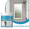 500g Matte Glass Paint Opaque Glass Paint Bathroom Glass Window Sandblasting Water-based Coating Transparent Becomes Frosted