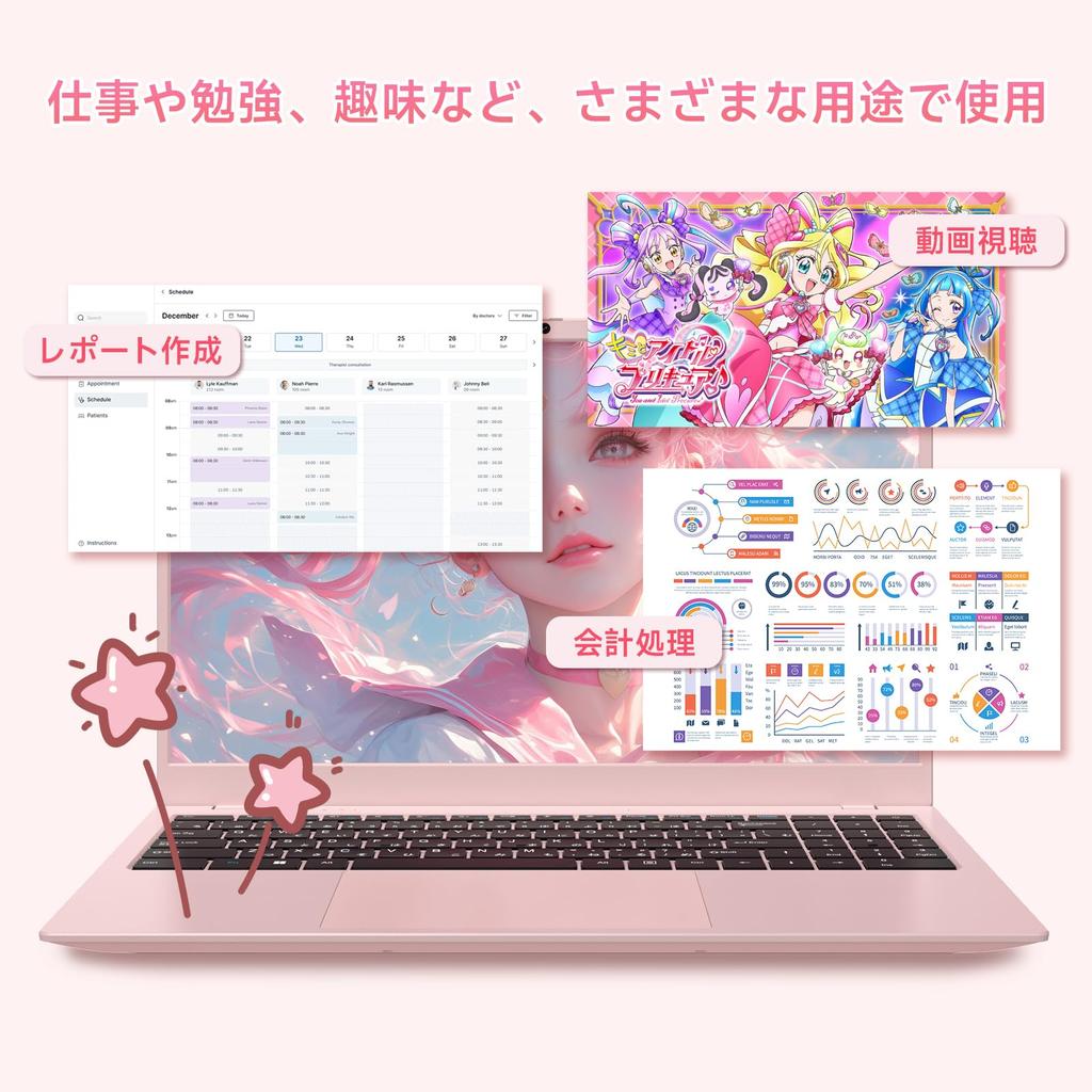 N150 Slim Laptop with Office Windows 11 4C4T DDR5 12GB RAM 512GB NVMe 2280 Expandable up to Lightweight and Bluetooth Support 15.6-inch 2024, Pro, +