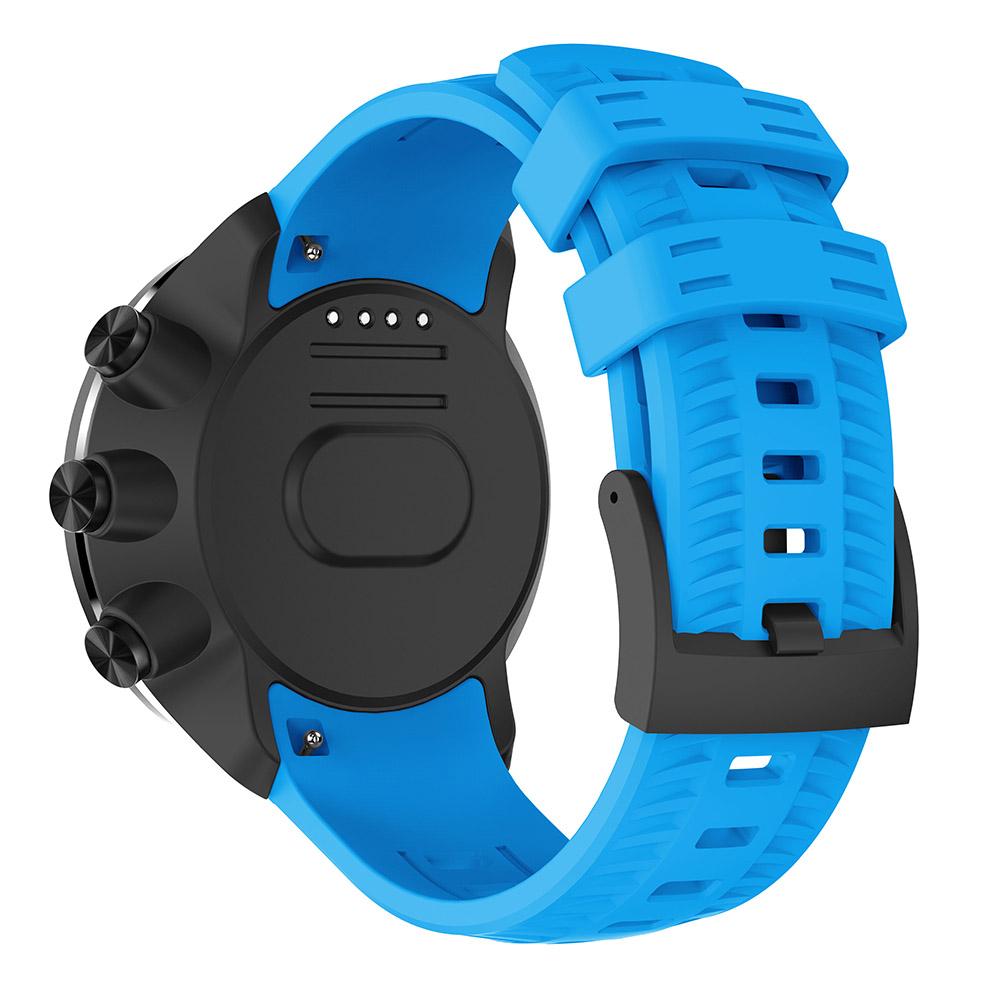 

Сменный силиконовый ремешок для часов, ремешок для часов Suunto 9 и Suunto Spartan Sport Wrist HR Baro Smartwatch небесно-голубой