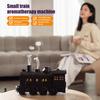 Aroma Diffuser with Timer 300ml Vintage Train Diffuser, Steam Locomotive Humidifier Remote & LED Unique Desk Accessories for Study Light, 2 Mist Modes