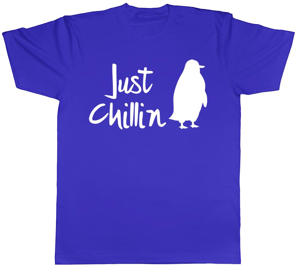Just Chillin Penguin Unisexs Unisexs Ladies Unisex TShirt