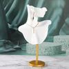 Stylish Neck Model Stand Necklace Showcases Stand Earrings Holder Resin Texture Jewelry Holder for Showcasing Jewelry