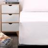 Solid Fitted Bed Sheet Mattress Protect Cover 80/120X200 With Elastic Band Sheets King Queen Double Single