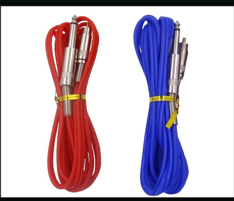 2.4m RCA Soft Silicone Tattoo Machine Direct Plug Hook Line Auxiliary Tool.