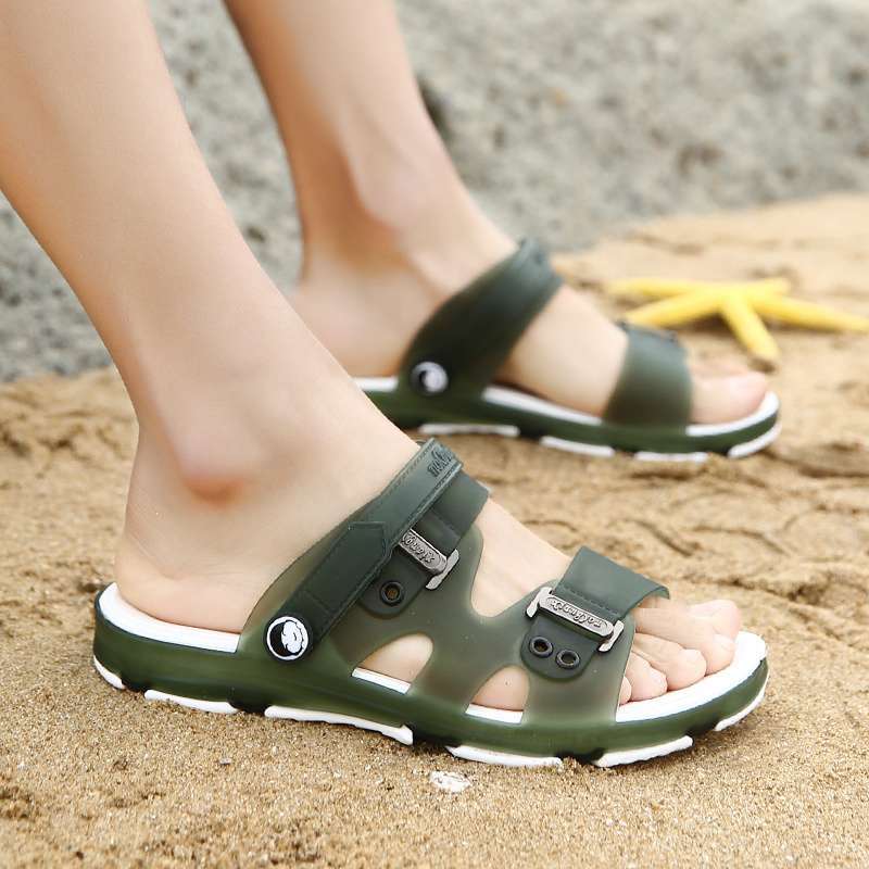 Boys sandals student parent-child shoes children's beach shoes older children's cool slippers middle children's slippers summer Korean version