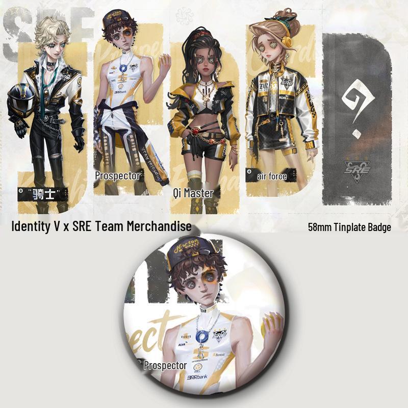 Identity V Esports Badge: Holographic Ticket, Air Force Knight, Explorer Witch Doctor Emblem