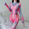 Cosplay Sexy Zentai Anzug Frau Overall Super Hero Zentai Kostüm Offener Schritt Bodysuit Outfit Catsuit Wetlook Fetisch