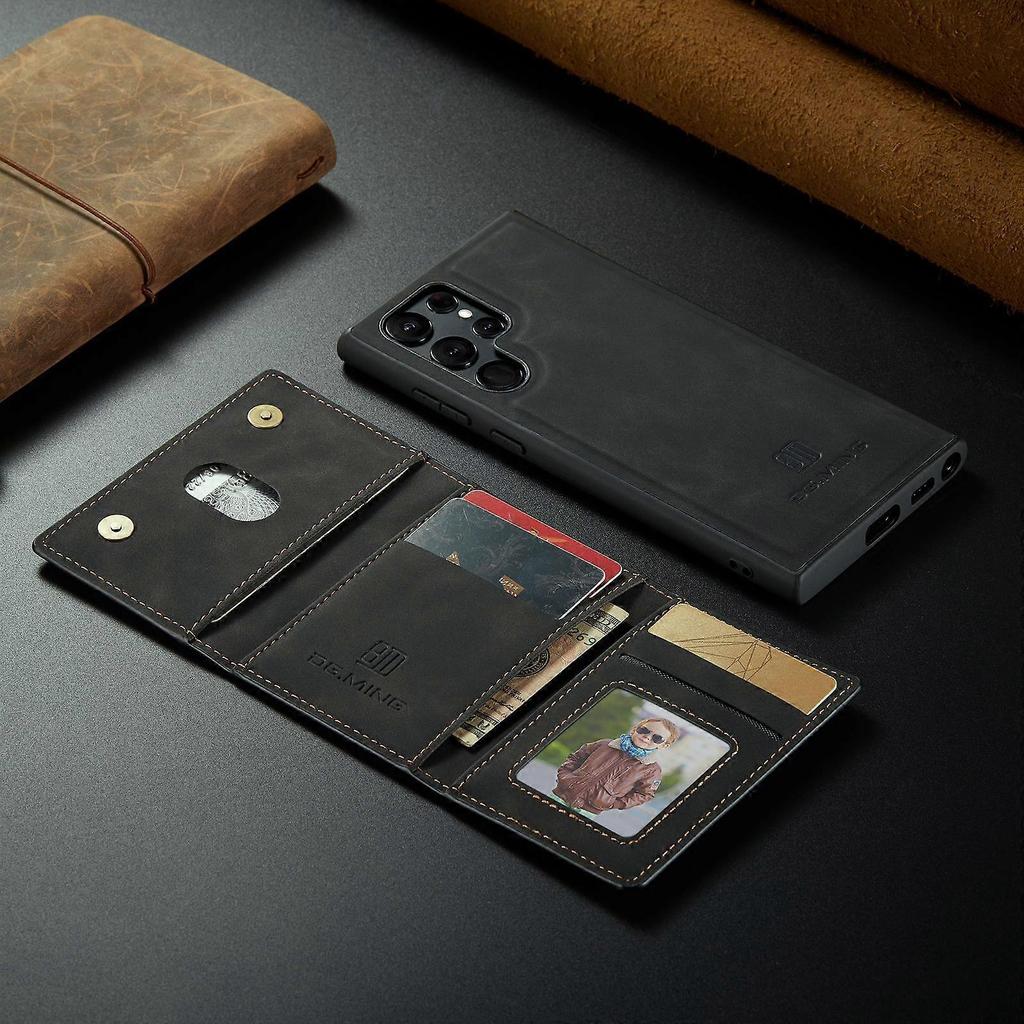 For Samsung S23 Ultra Anti -Drop Leather Wallet Phone Case For Samsung Galaxy S23 Ultra S 23 Plus Card Slot Holder Bag Covers