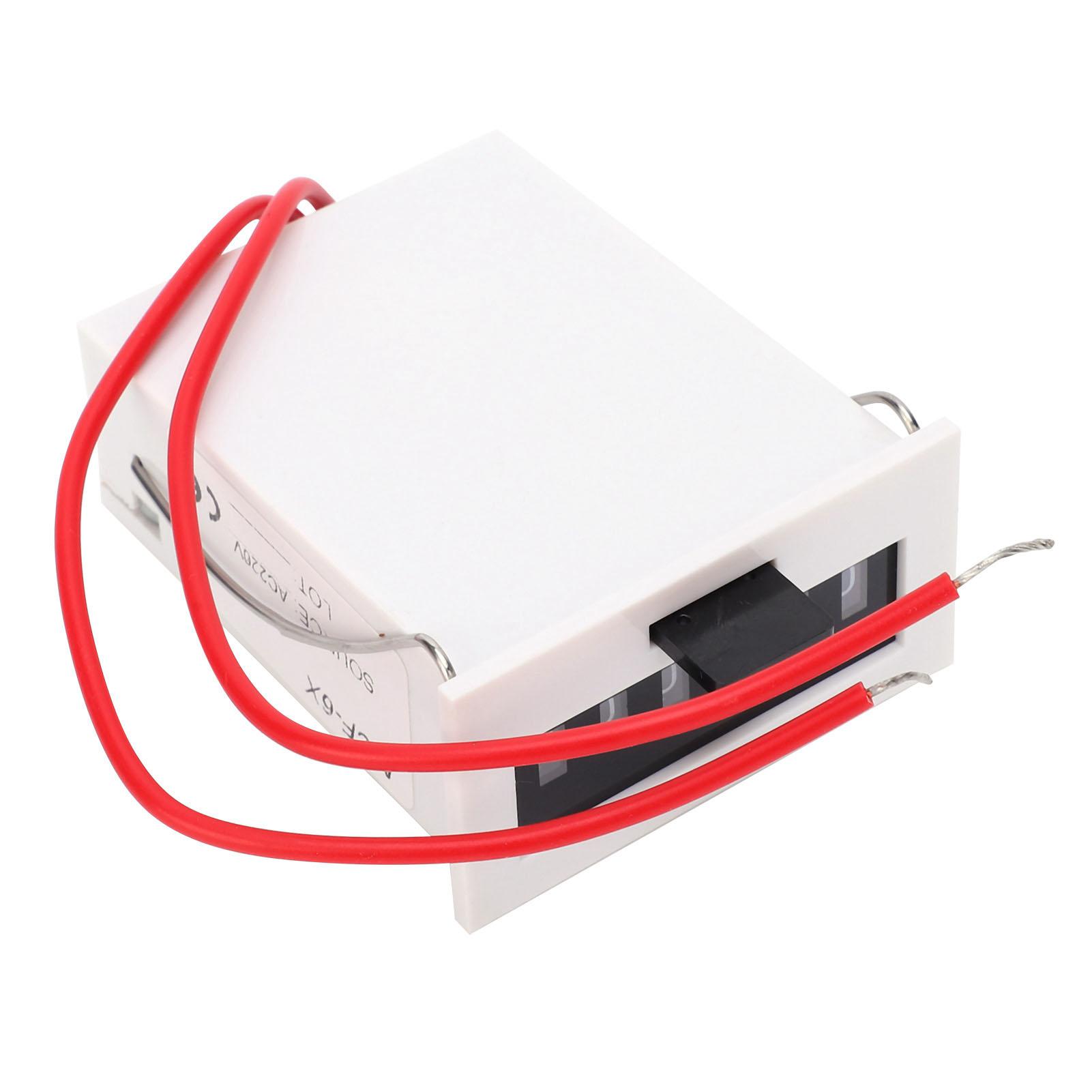 

Electromagnetic Pulse Counter 6Digit Modules ABS Material MCF6X 0999999 1.5W AC220V