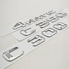 3D ABS Car Letters Logo C300 C350 4MATIC Rear Trunk Badge Sticker Decals For Mercedes Benz C Class C300 C350 W205 Tail Marking