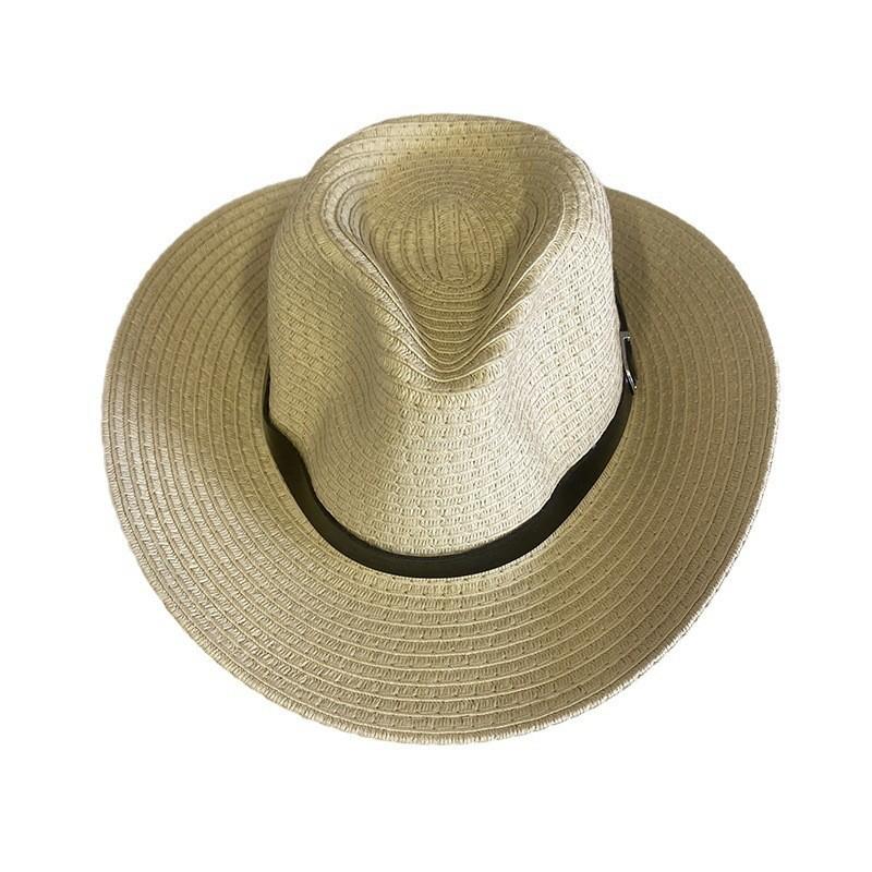 Oversized Brim Parent-Child Straw Hat Beach Hat Summer Big Edge Sunshade Cowboy Hat Outdoor Sunscreen Hat