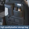 Neues Auto Top Qualität Sitzlehnen-Organizer Große Kapazität Aufbewahrungstasche Multifunktional PU-Leder Mehrere Taschen Auto Organizer Tasche