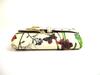 Authentic GUCCI Flower Motif White Purple Leather 6 Pics Key Chain #b106  Open box