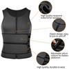Adjustable Waist Trainer Vest Body Shaper Workout with Double Zipper for Sauna Suit for Men