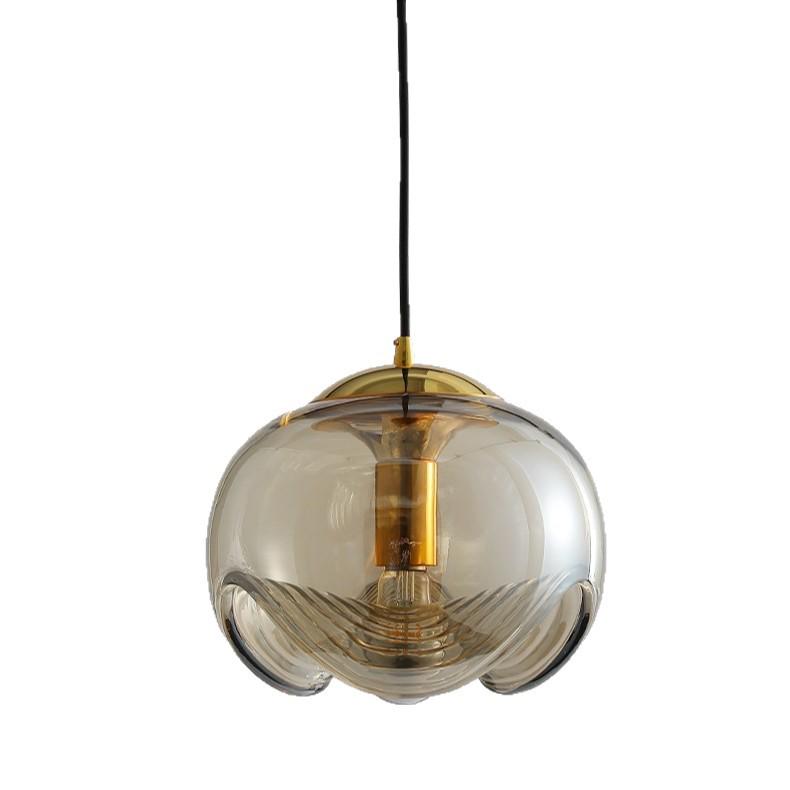 Bauhaus Glass Pendant Light: Post-Modern Nordic Style for Kitchen, Bar, Living Room, Bedroom, or Bedside Lighting