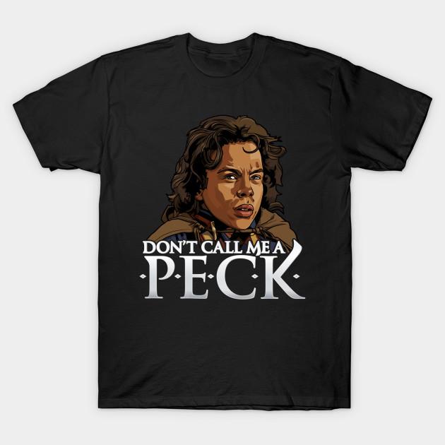 

Men Black Print T-shirt Don’T Call Me A Peck Willow Ufgood No-Cut Transfer Paper Print Cotton Tshirt M чёрный