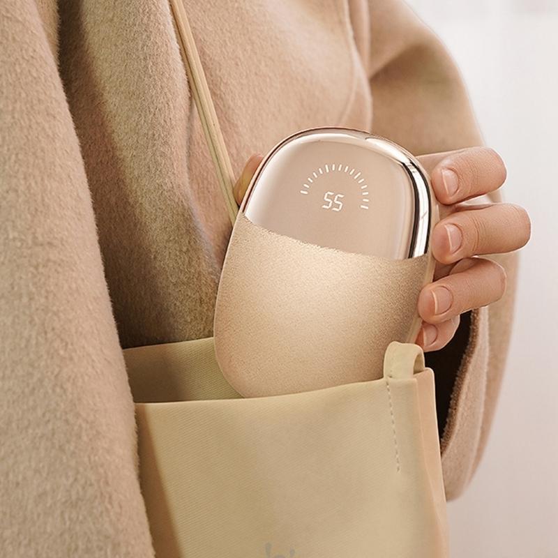 Comfortable Soft Hand Warmer Plush Handheld USB Charging Heater Rechargeable Hands Warming Device for Winter Season