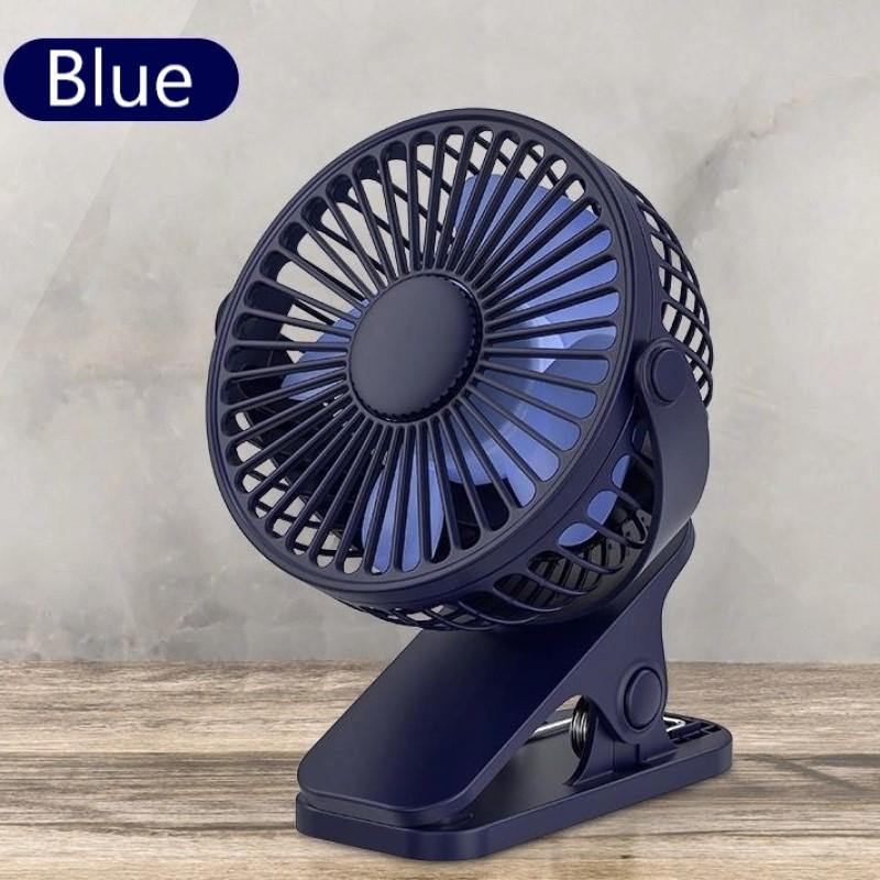 USB Powered Table Fan Clip-on Type Portable Mini Desk Fan 360 Degree Rotation Adjustable Clip-on Fan For Student Dormitory Offic