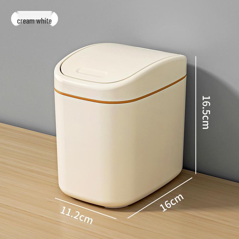 

Маленькое настольное мусорное ведро с крышкой для дома или офиса