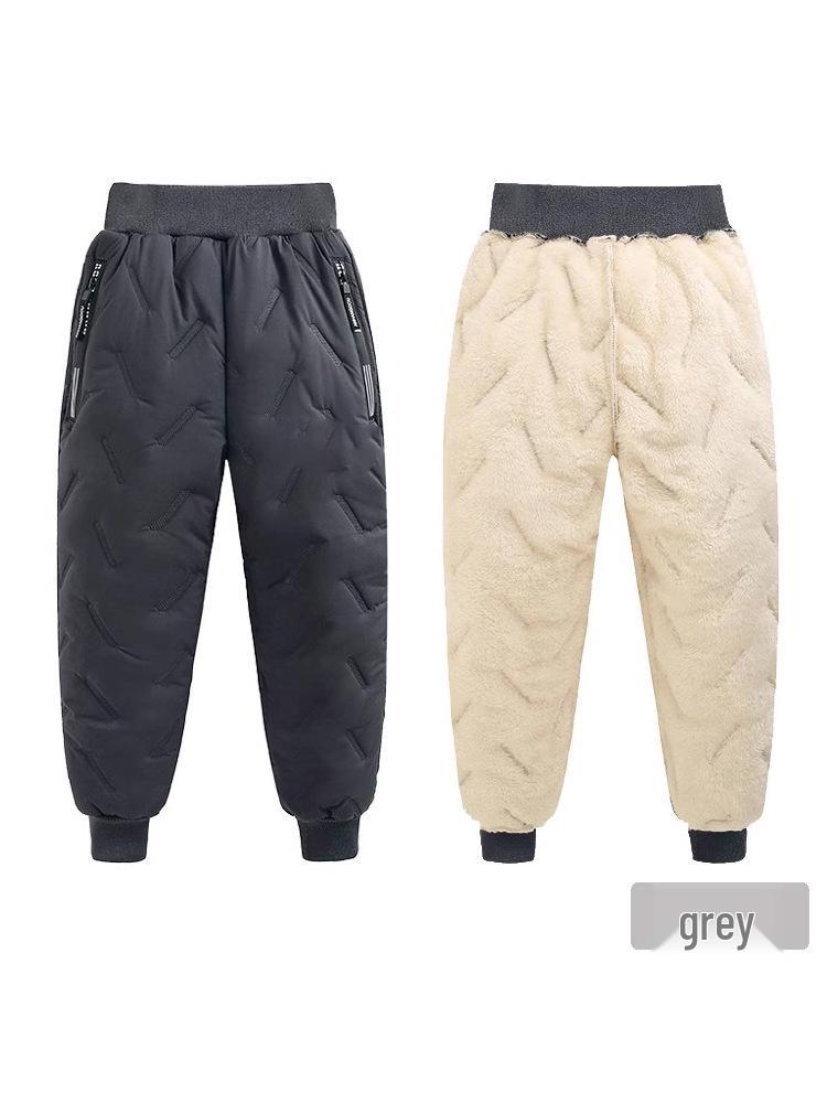 Jungen Gesteppte Winterhose mit Fleecefutter – Winddicht, Wasserdicht und mit Bündchen.