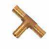 Brass T Piece 3 Way Fuel Hose Joiner Connector 6mm For Compressed   Oil Gas Pipe