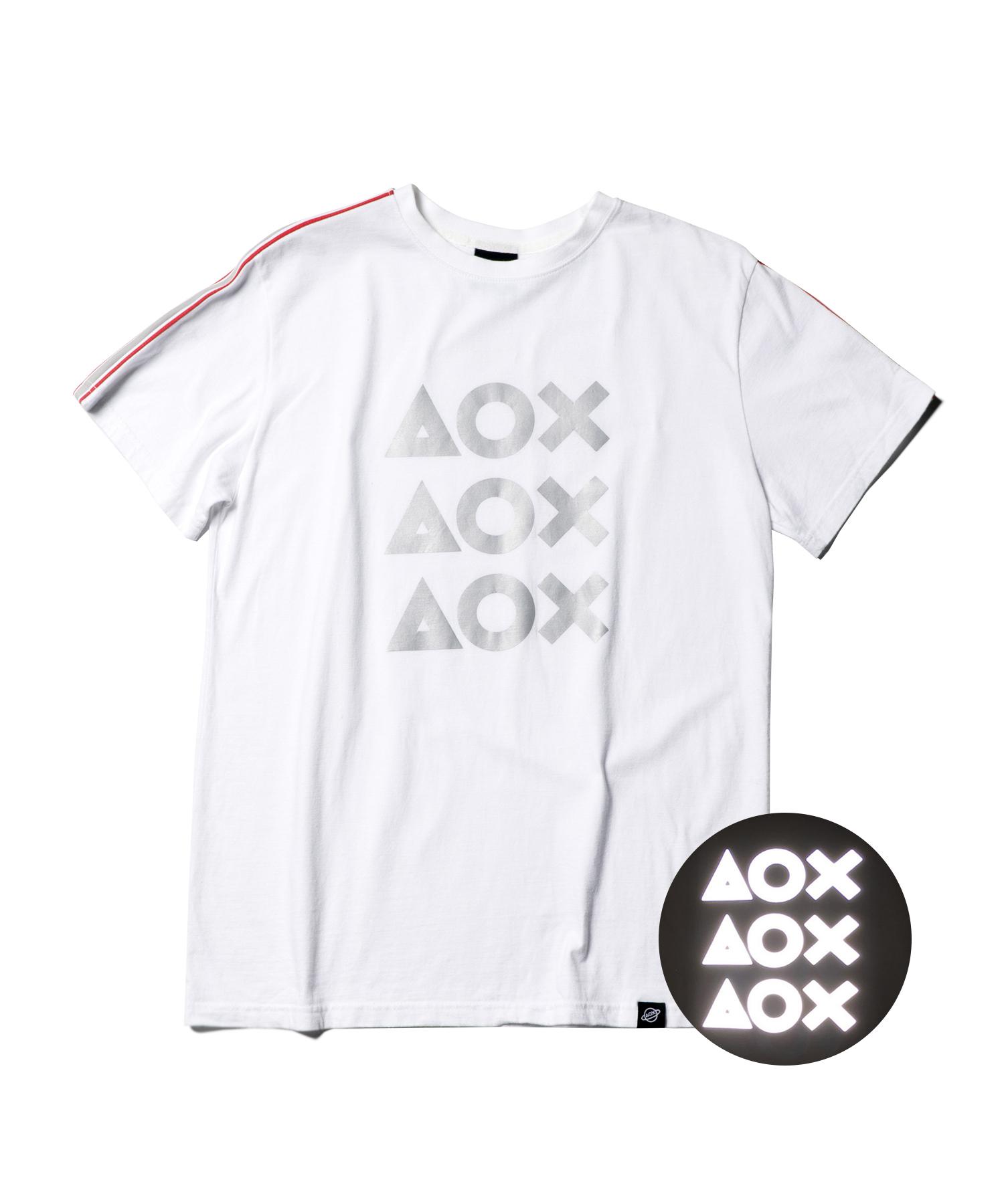 Aox Signature Reflective T-Shirt White/M