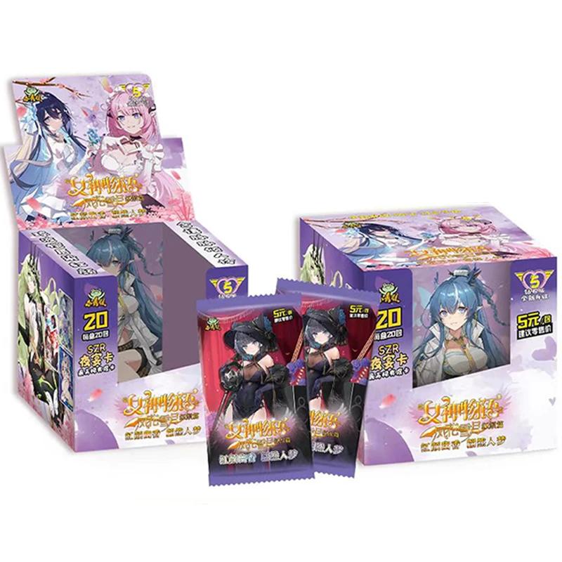 Goddess Story Cards Fufeng Chapter Colorful Flash Card Booster Box Rem Girl Anime Character Collection Card Games Toy Kid Gifts