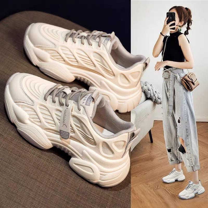 Summer trendy women's shoes new spring single shoes spring and autumn sports break