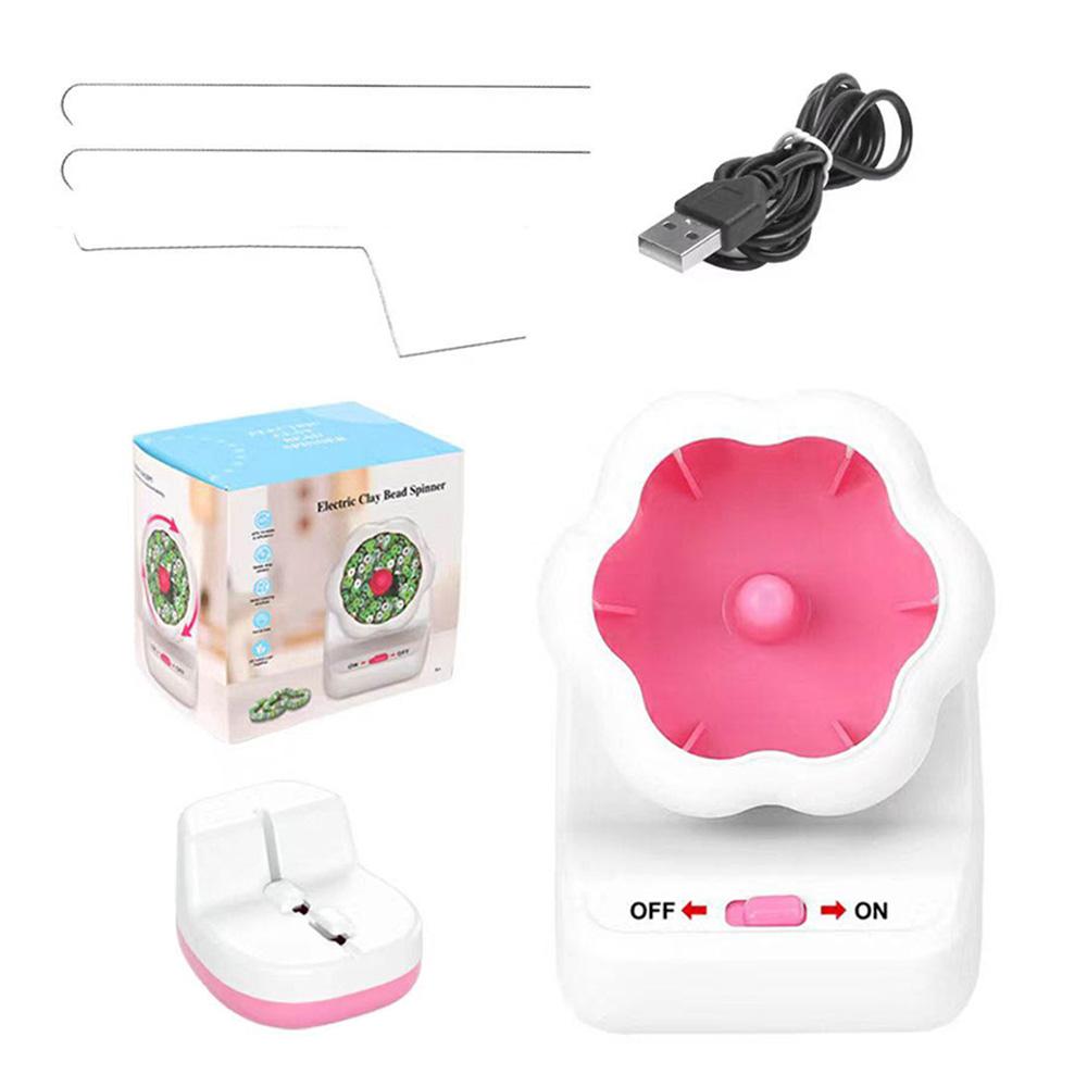 

DIY Electric Bead Spinner for Jewelry Bracelets Making, Auto Clay Beads Bowl A