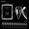 MOWOT 70pcs/140pcs Dual Nails Forms for Poly Nail Gel Full Cover Nail Extension Quick Building Gel Molds Acrylic Nail Top Forms